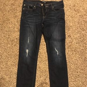 EXPRESS Skinny Distressed Jeans